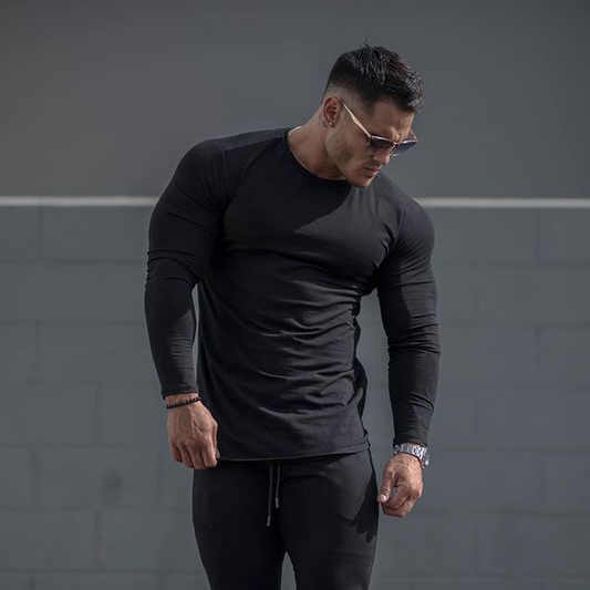 Men's Long Sleeve Fitness Shirt
